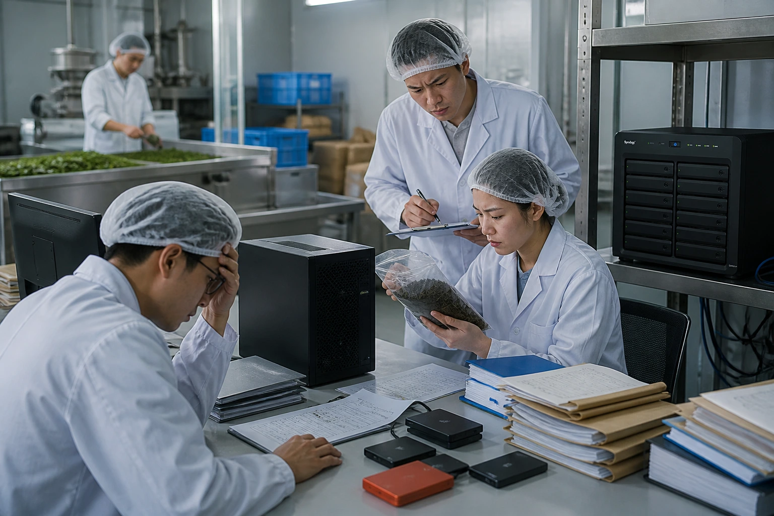 食品饮料研发与生产协作场景示意