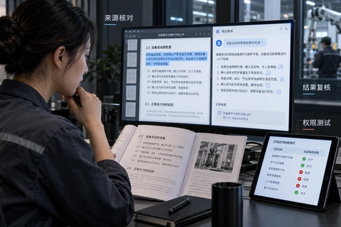 企业 AI 落地：引用核对、权限与结果复核